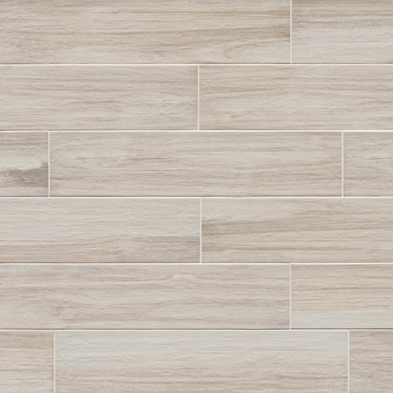 MSI Havenwood 8 in. x 36 in. Matte Porcelain Wood Look Floor and Wall Tile, Dove