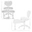 Adjustable Cross-leg Desk Chair With Wheels – Meditation & Adhd Chair With Lumbar Support For Active Sitters