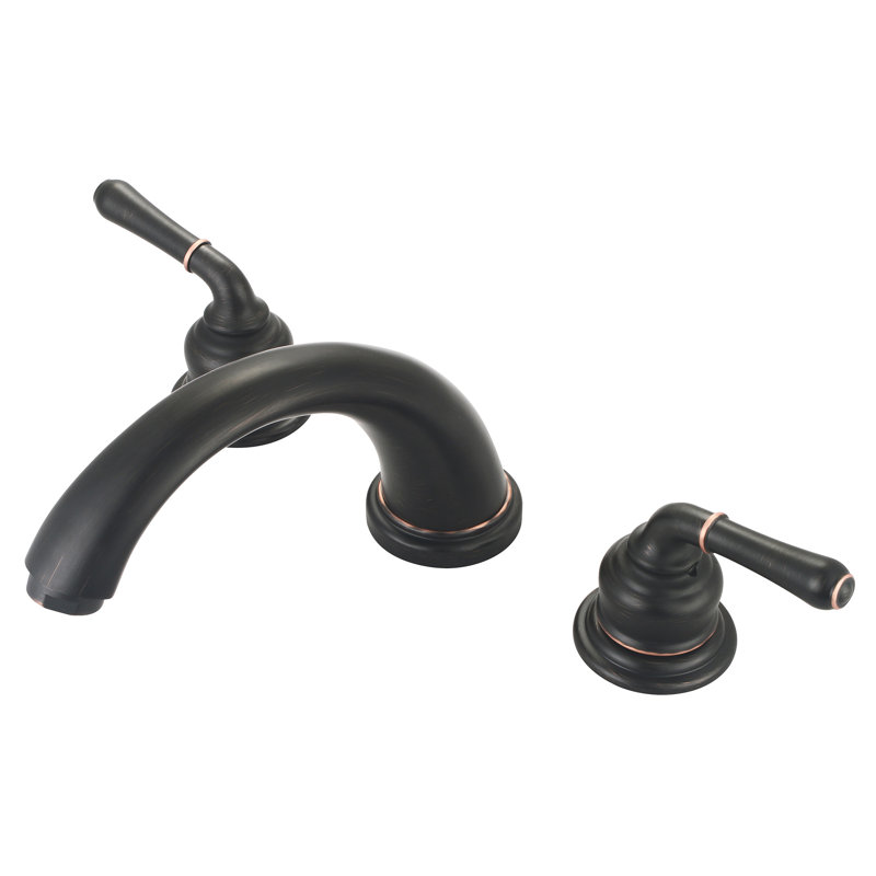 2 Handle Deck Roman Tub Faucet, Moroccan Bronze
