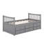Lit de jour simple avec couchette et tiroirs-303625971