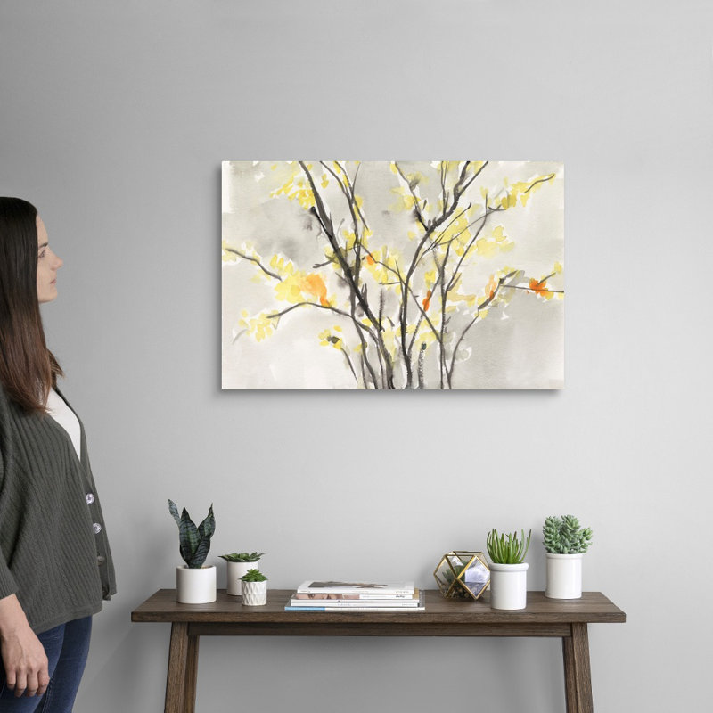 Art mural sur toile Blissful Elegance II, Toile tendue, H 20 po x l 30 po