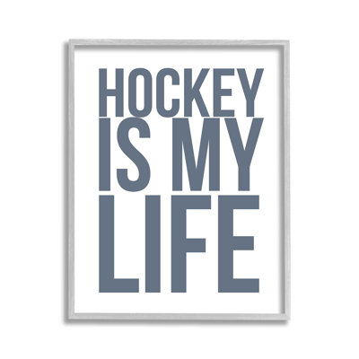 «Hockey Is Life», estampe numérique par Leah Straatsma