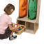 Birch 2-Section Locker with Upper Cubbies