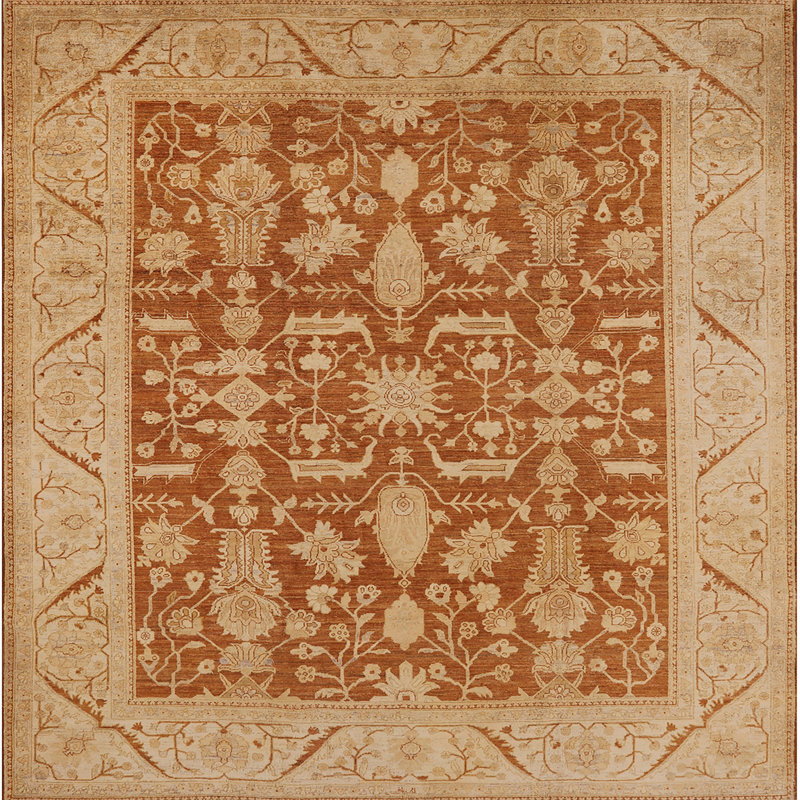 Tapis oriental beige / brun, Tapis de couloir 2 pi x 5 pi