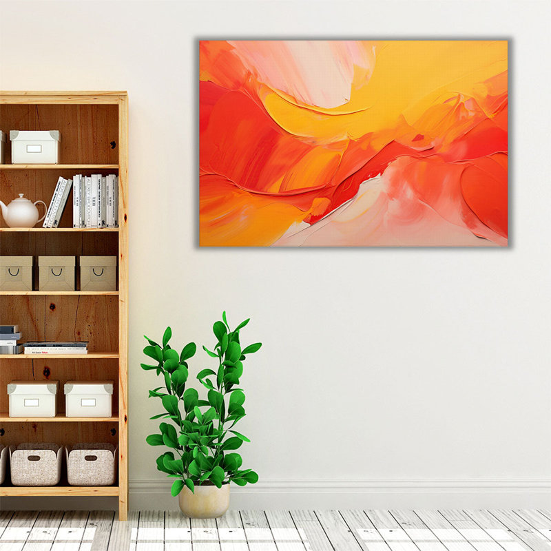 Peaceful Firewave, 24" H x 36" W