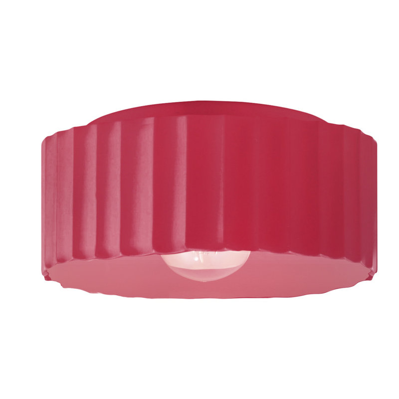 Plafonnier encastré d'extérieur à 1 ampoule Colgate, Cerise, H 6,5 po x l 13 po x P 13 po