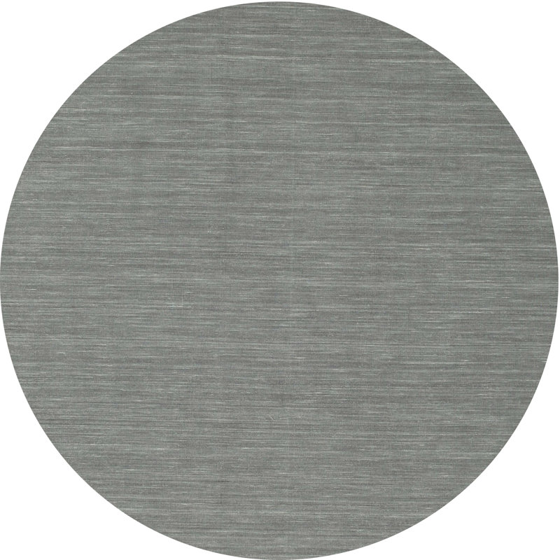 Tapis gris zone contemporaine, Rond 3 pi