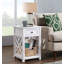 Table basse de bout de 36 po Coventry, blanc-2143906526
