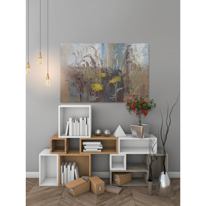 Sunny Head 1 Piece Wrapped Canvas Painting, 25cm H x 38cm W