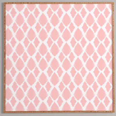 « blushed ikat », impression encadrée