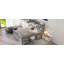 Full Size Captain Platform Bed Frame With Storage Bookcases And Shelves,Four Drawers