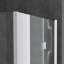  Double Bifold Doors Shower Enclosure with Acrylic Tray L Shape Rectangular 1000 x 800mm WxD 6mm Safety Glass