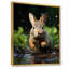 Rabbit Energetic Hopper - Reproduction d'art mural animaux-2058959762-2058959725