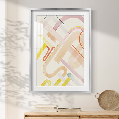 Aquarelle, aire de jeux Arches II - impression encadrée