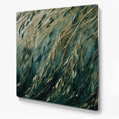 Art mural en métal Botanical Willow Branches