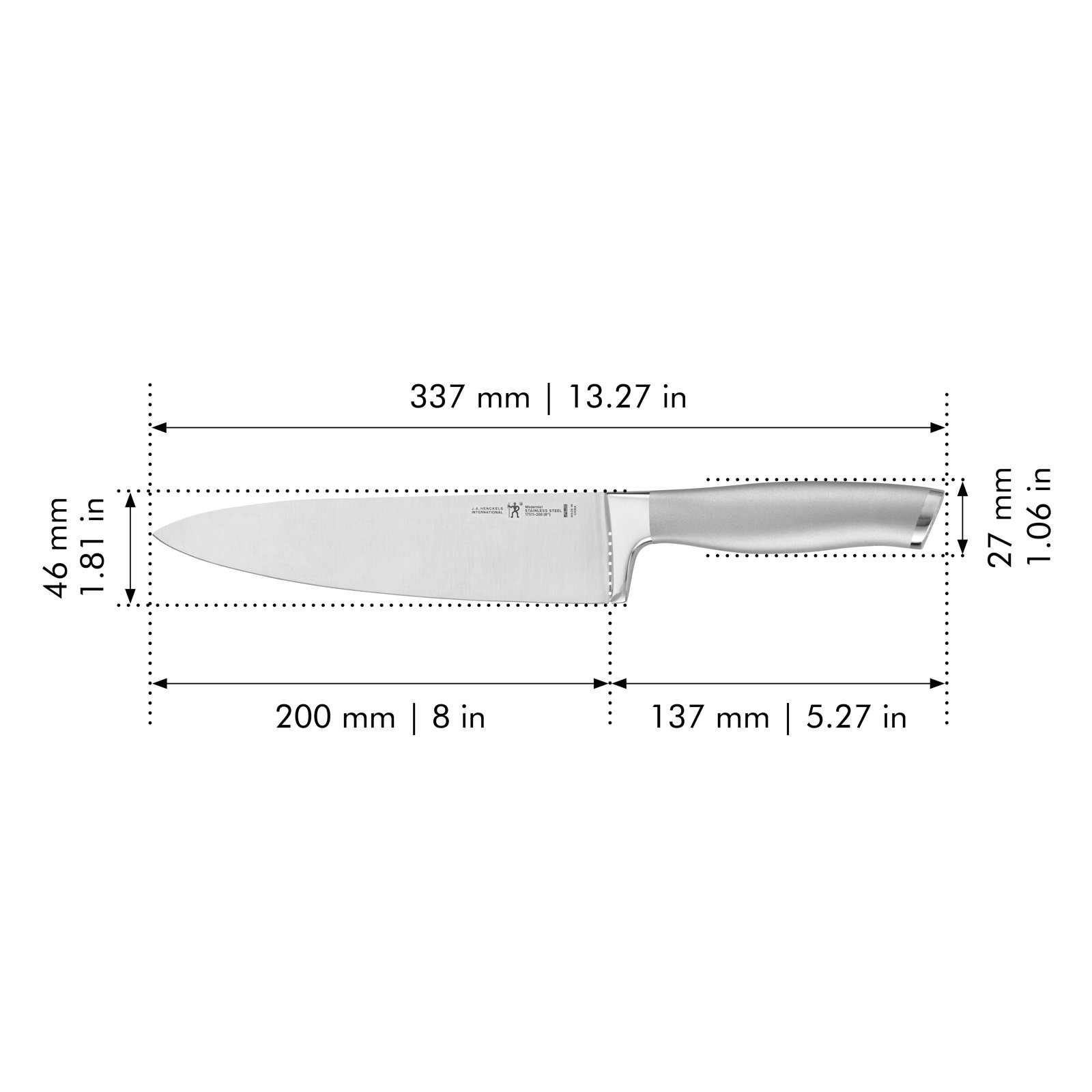 HENCKELS Modernist 8" Chef's Knife