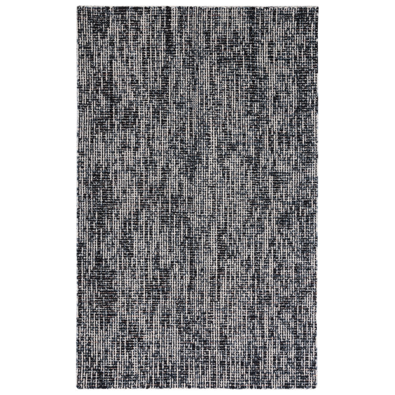 Tapis en laine touffeté à la main Farhat, Rectangle de 5 pi x 8 pi