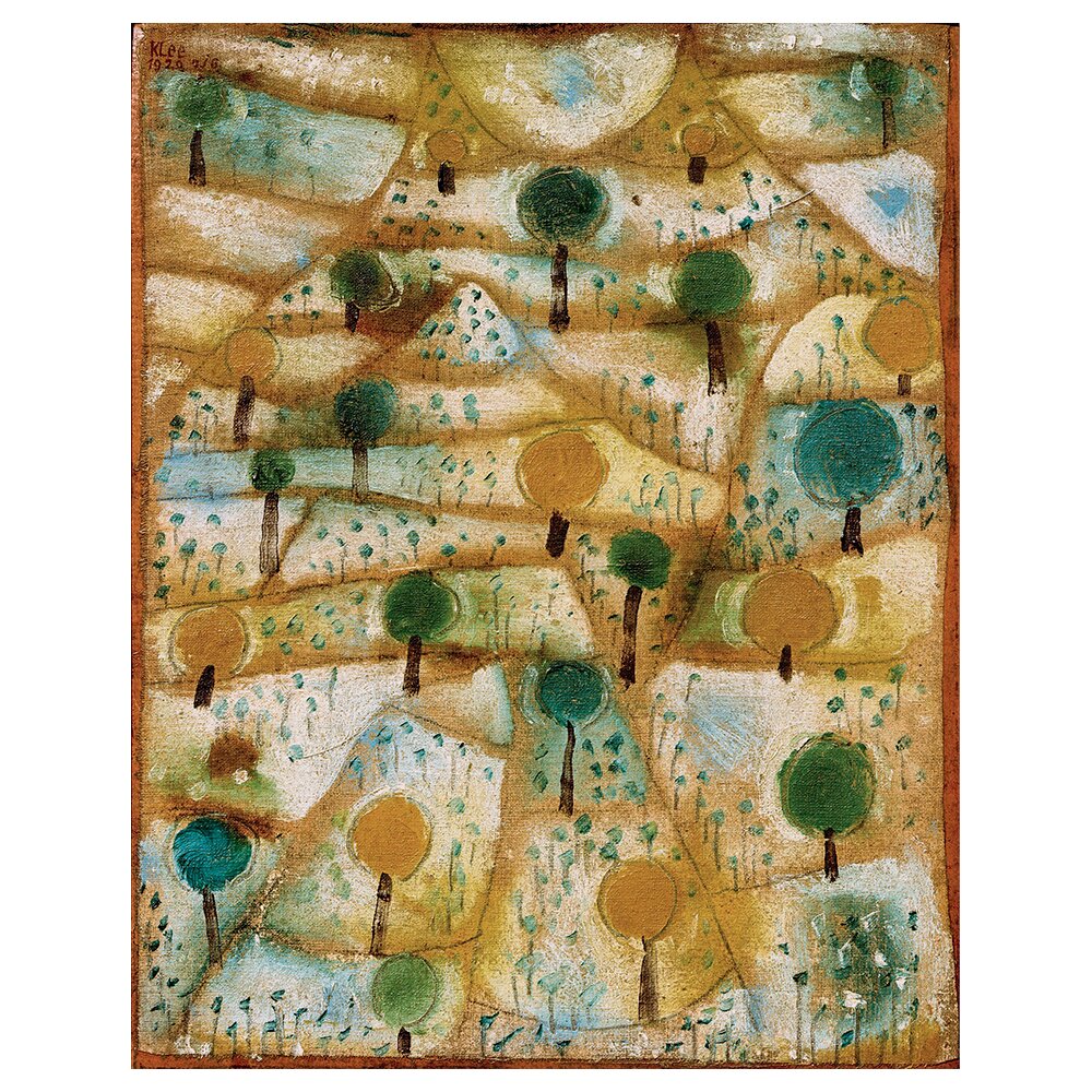 Leinwandbild Small Rhytmic von Paul Klee