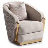 Carmela 32'' Wide Barrel Chair