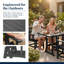 Ensemble de mobilier d'extérieur en PEHD-758823663