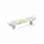 Galets en dentelle blanche