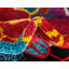 Tapis jaune à motif floral Lorene-86603341