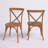 Arquit Stackable Cross-Back Wooden Bistro Chair-125324606-33388891