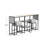 Calinda Console Table With Stools