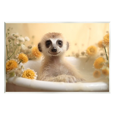 Art mural suricate et suricate de bain par RB