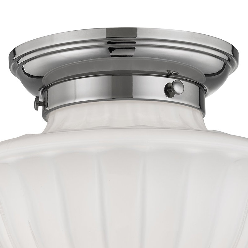 Dutchess 1 - Light Semi Flush Mount, 7.5" H x 9" W, Old Bronze