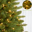 Sapin de Noël vert extra plein avec lumières DEL-828971862