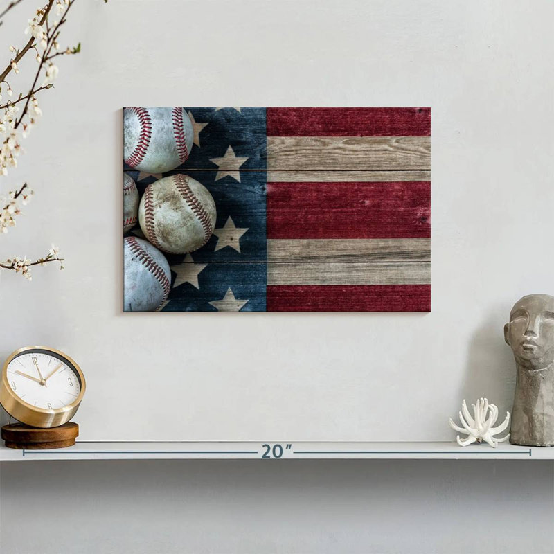 Borges American Baseball, 8" H x 12" W