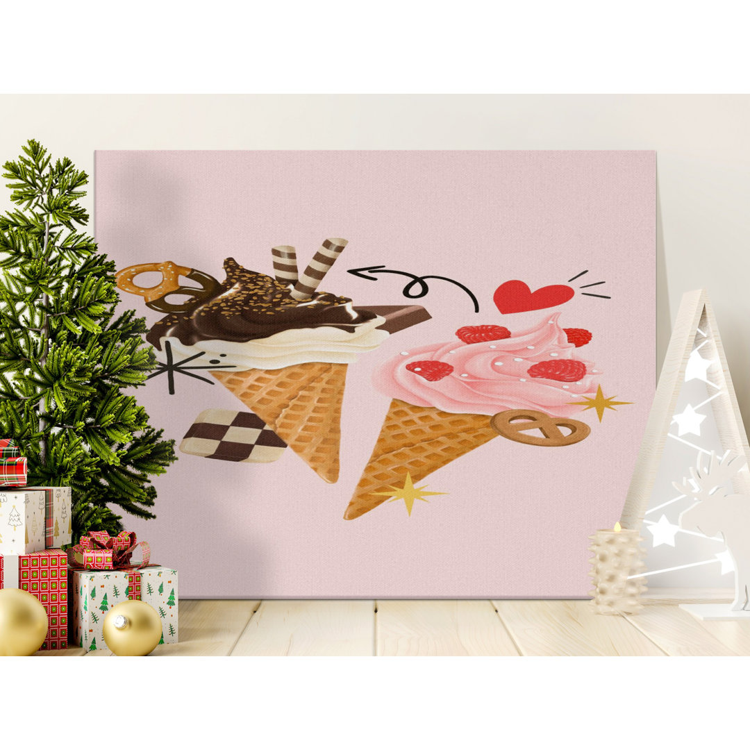 Vibrant Ice Cream Cones Sanner