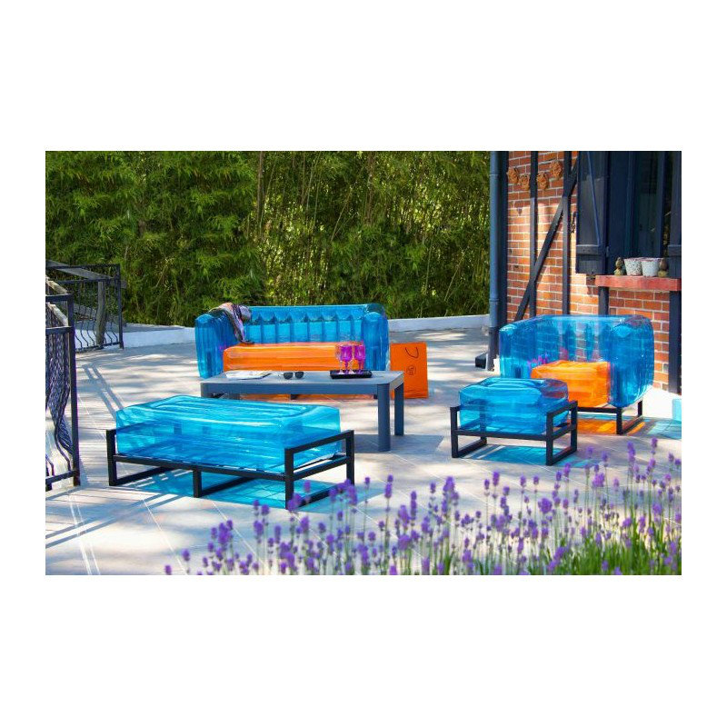 Yomi Outdoor Seat/Back Cushion, Blue