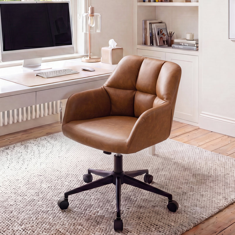 Airionna Office Chair, Brown