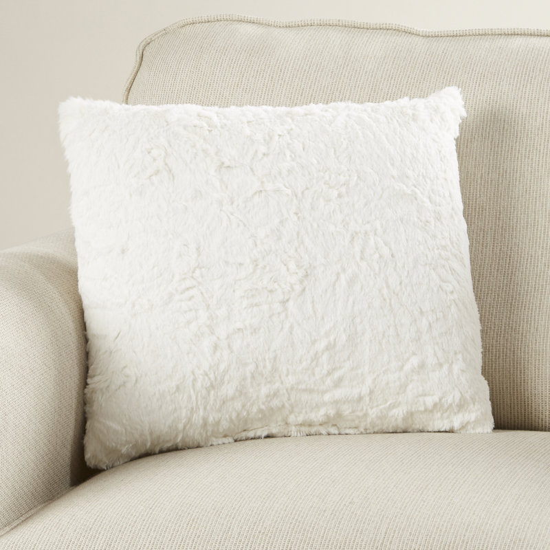 Nightingale Faux Fur Reversible Throw Pillow
