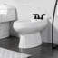 Robinet de bidet à fixation sur plateau à trois poignées Kingston-74417198
