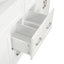 60" Double Bathroom Vanity Set with Sinks, 8 Storage Compartments, Soft-Close
