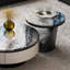 Round microcrystalline stone coffee table-110958853