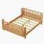 Lit plateforme en bois avec rails de sécurité, structure de lit pour tout-petit à profil bas, lit pour enfants-1129411153-1129411164