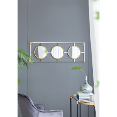 Miroir décoratif, miroir à cadre en fer, miroir décoratif pour la maison