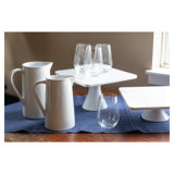 BIA Cordon Bleu Porcelain 11" Square Pedestal Cake Stand