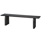 Arc Solid Wood Dining Bench
