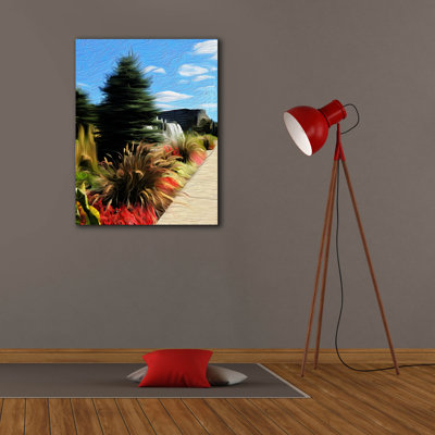  'On Shakey Ground' by Dante Plata Canvas Wall Art, 26" x 34"