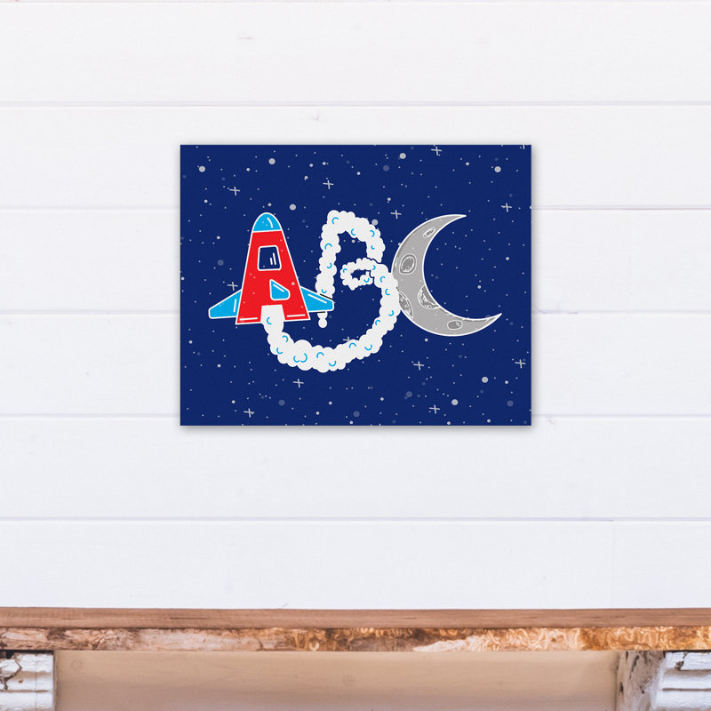 Art sur toile scape abc space Brandt, H 16 po x l 20 po x P 1,25 po