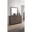 Mobilier de chambre à coucher avec tiroirs en bois à finition naturelle