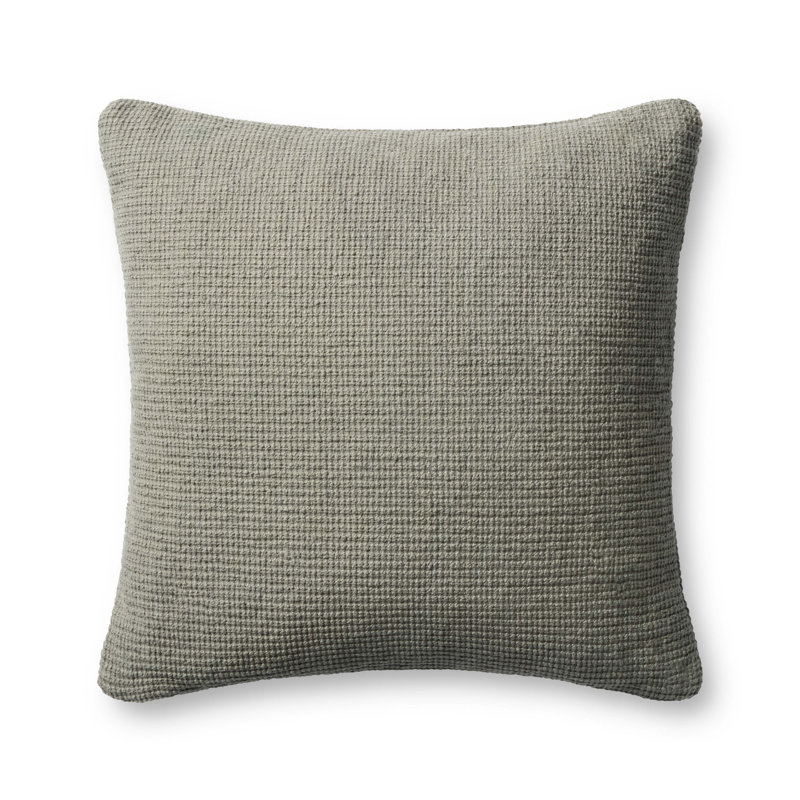 Jeremiah Brent x Loloi Bedford Accent Pillow, Brown, Square 24"H x 24"W, Down / Feather