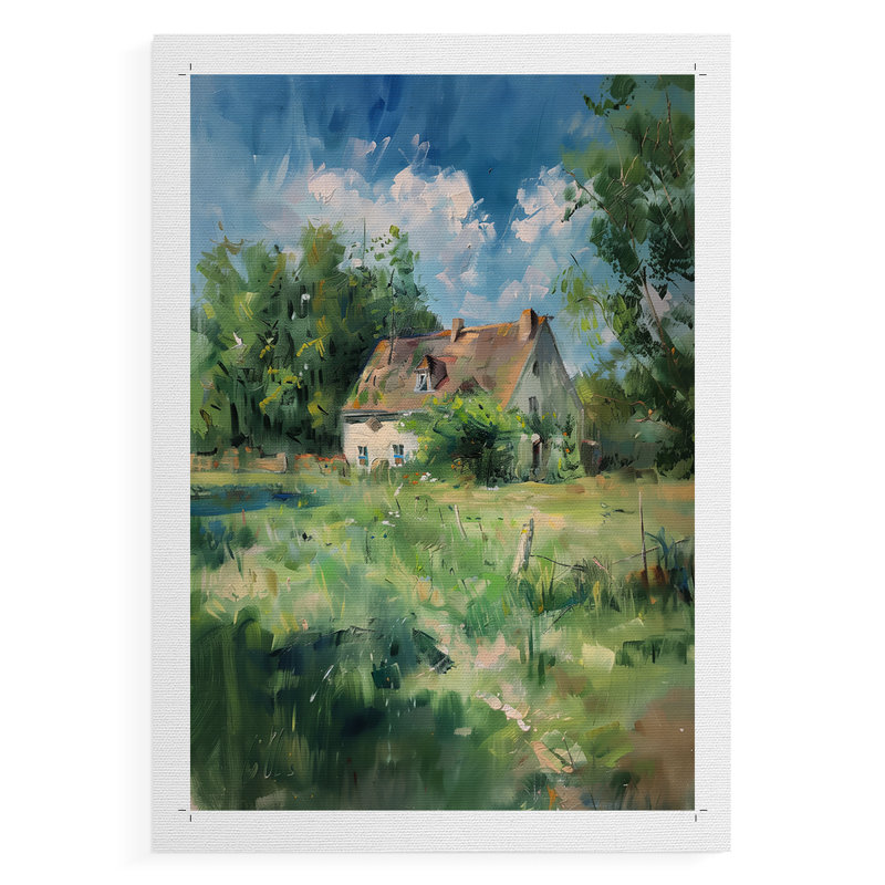Paysages série CI - impression sur toile seulement - non encadrée, H 12 po x l 8 po