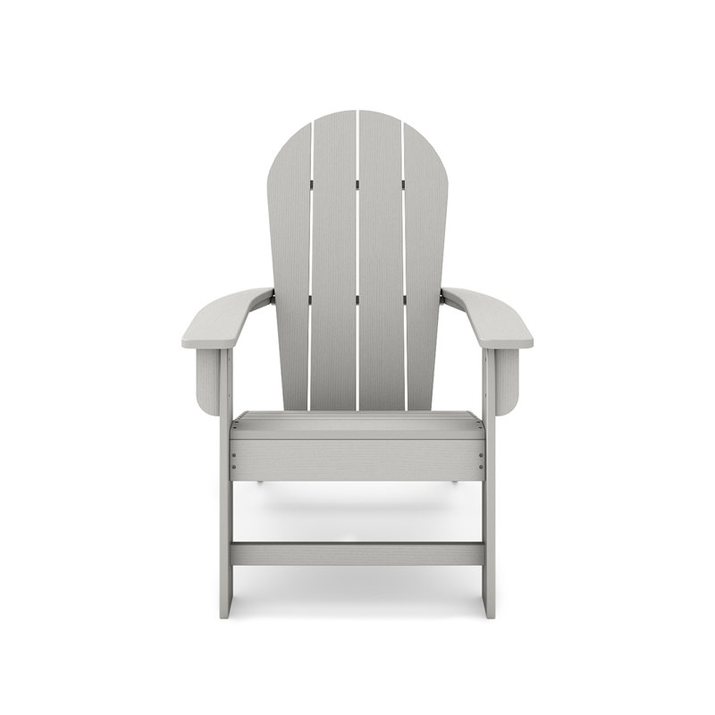 Dark Gray Adirondack Chair – Premium HDPE Poly Lumber For Pool, Patio, And Garden Elegance, Dark Gray