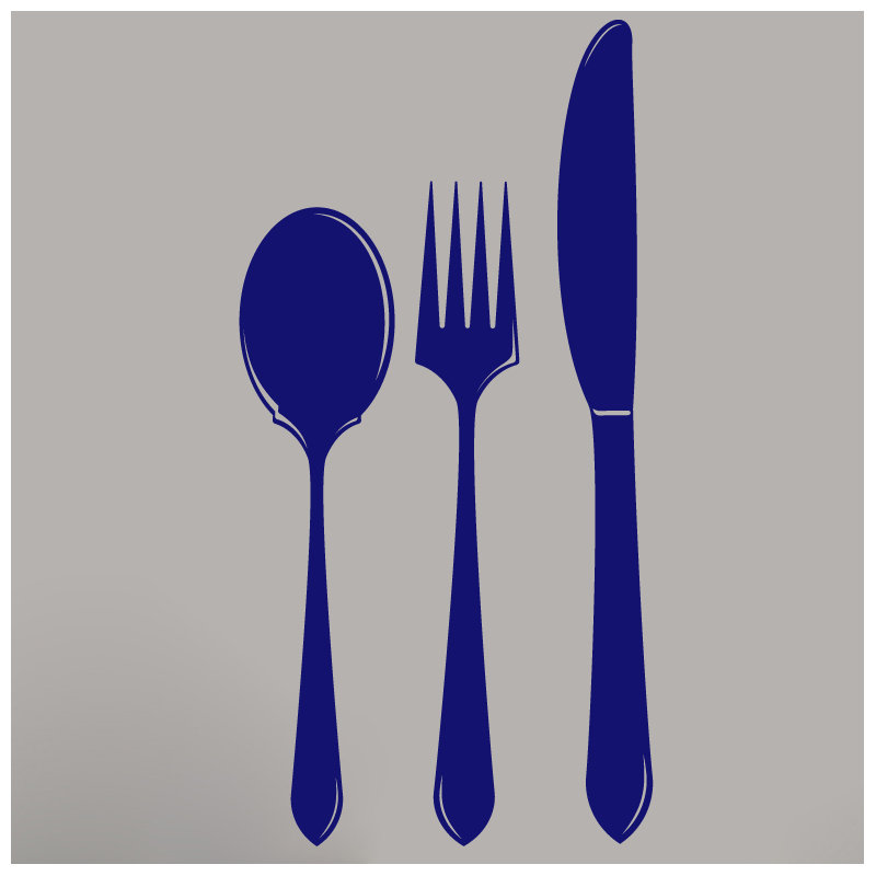 Non-Wall Damaging Wall Decal, Navy